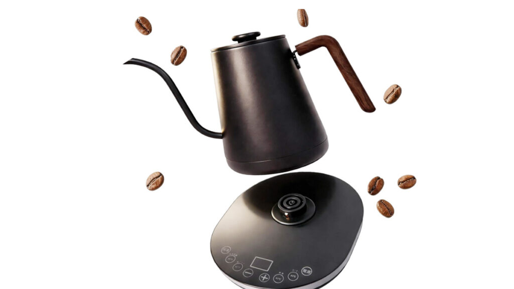 electric-kettle on white background