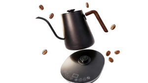 electric-kettle on white background