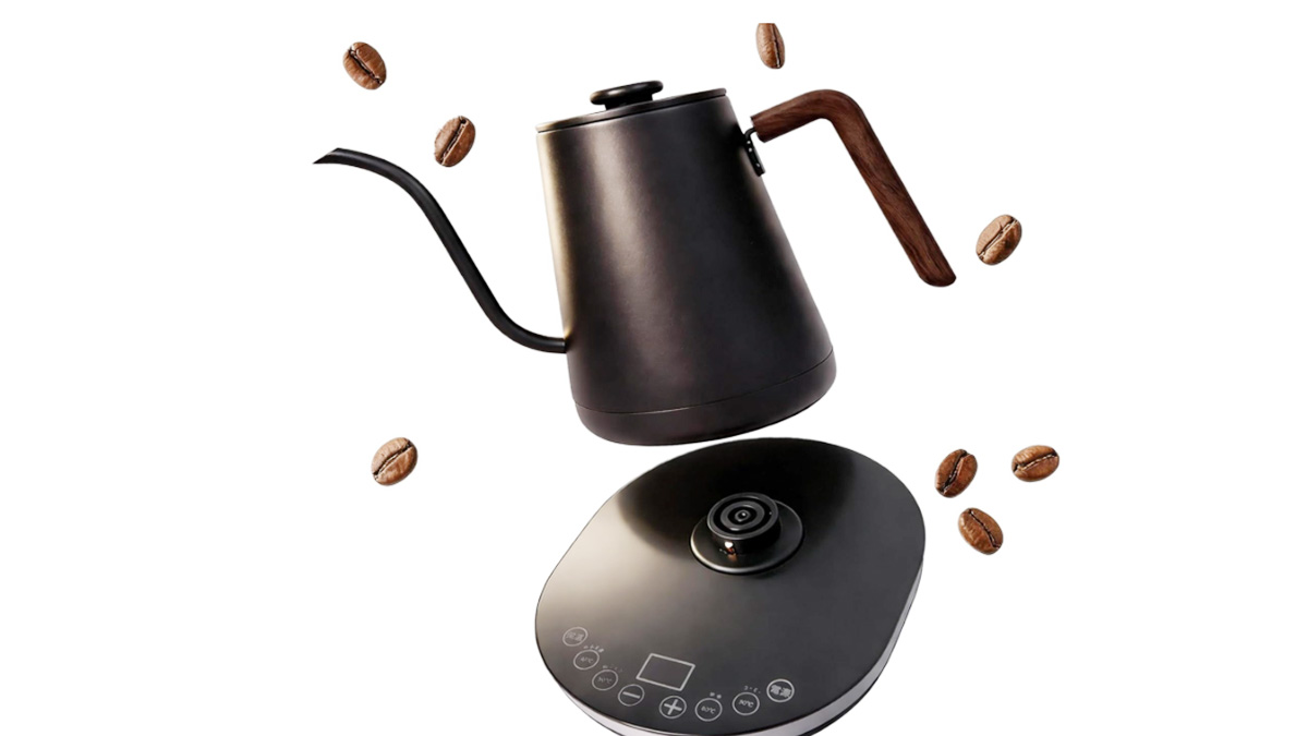 electric-kettle on white background